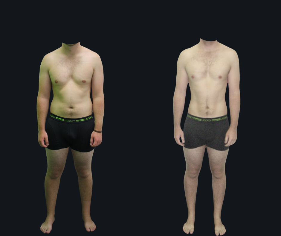 6X Training member transformation 4 - before and after 6 weeks