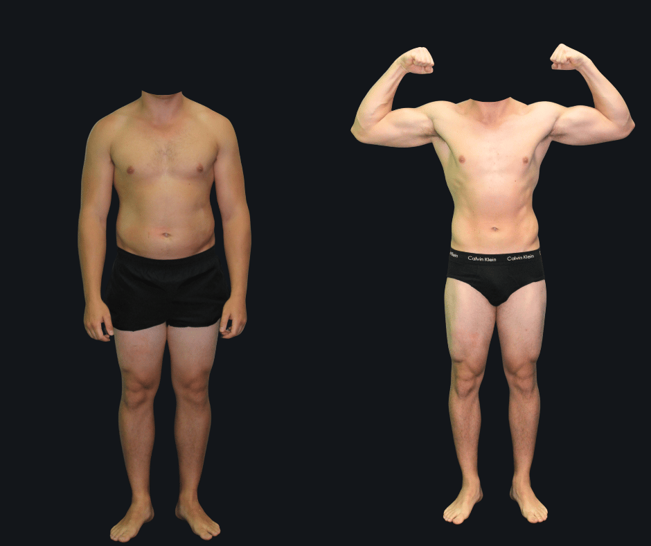6X Training member transformation 15 - before and after 6 weeks