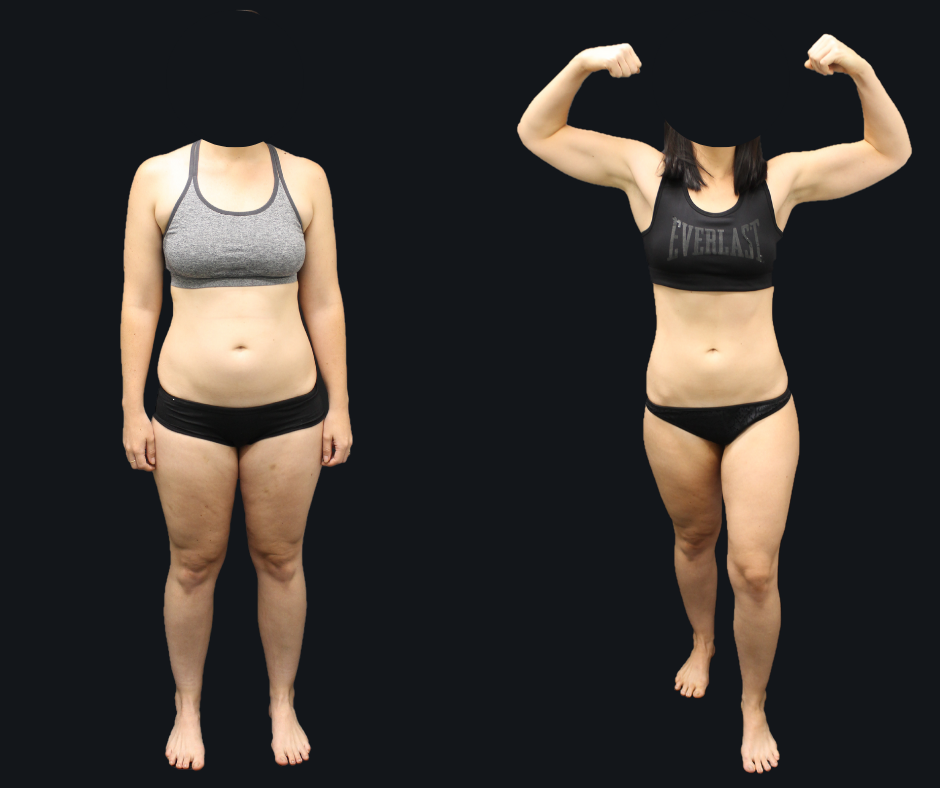 6X Training member transformation 25 - before and after 6 weeks