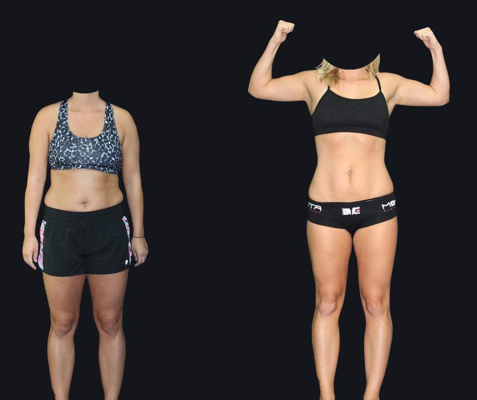 6X Training member transformation 22 - before and after 6 weeks