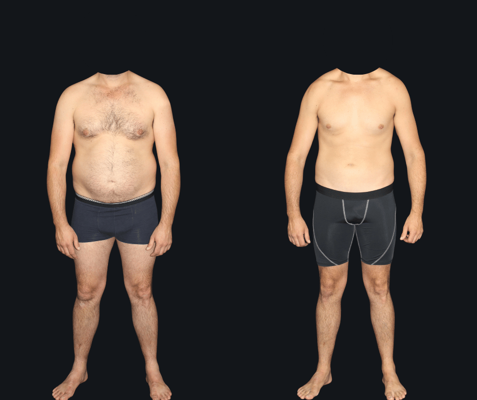 6X Training member transformation 21 - before and after 6 weeks