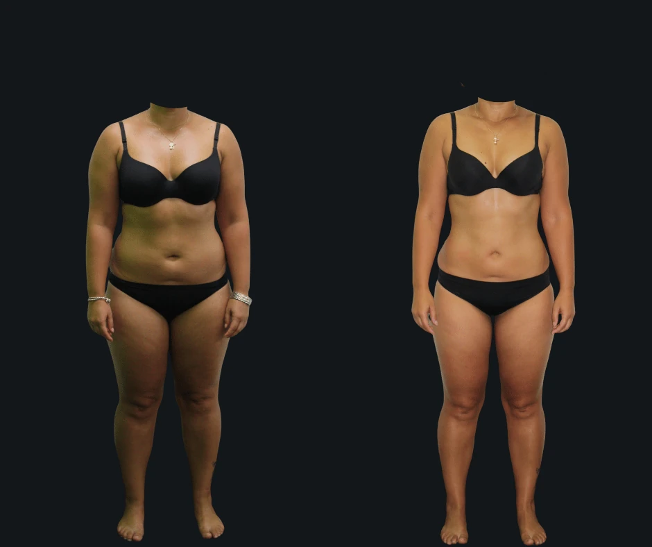 6X Training member transformation 8 - before and after 6 weeks